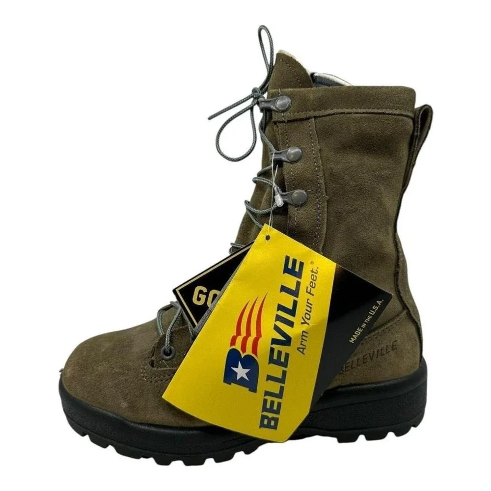 Belleville 675 GORE-TEX Waterproof Combat Boots Men's Size5‎ R Tannan Vibram